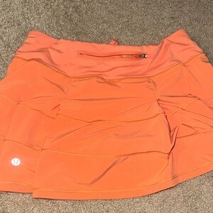 lululemon Orange Women's Skirt